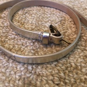 Jcrew silver belt